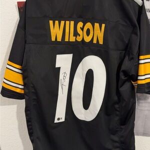 Roman Wilson Signed Authenticated   Pittsburgh Steelers Sports Jersey